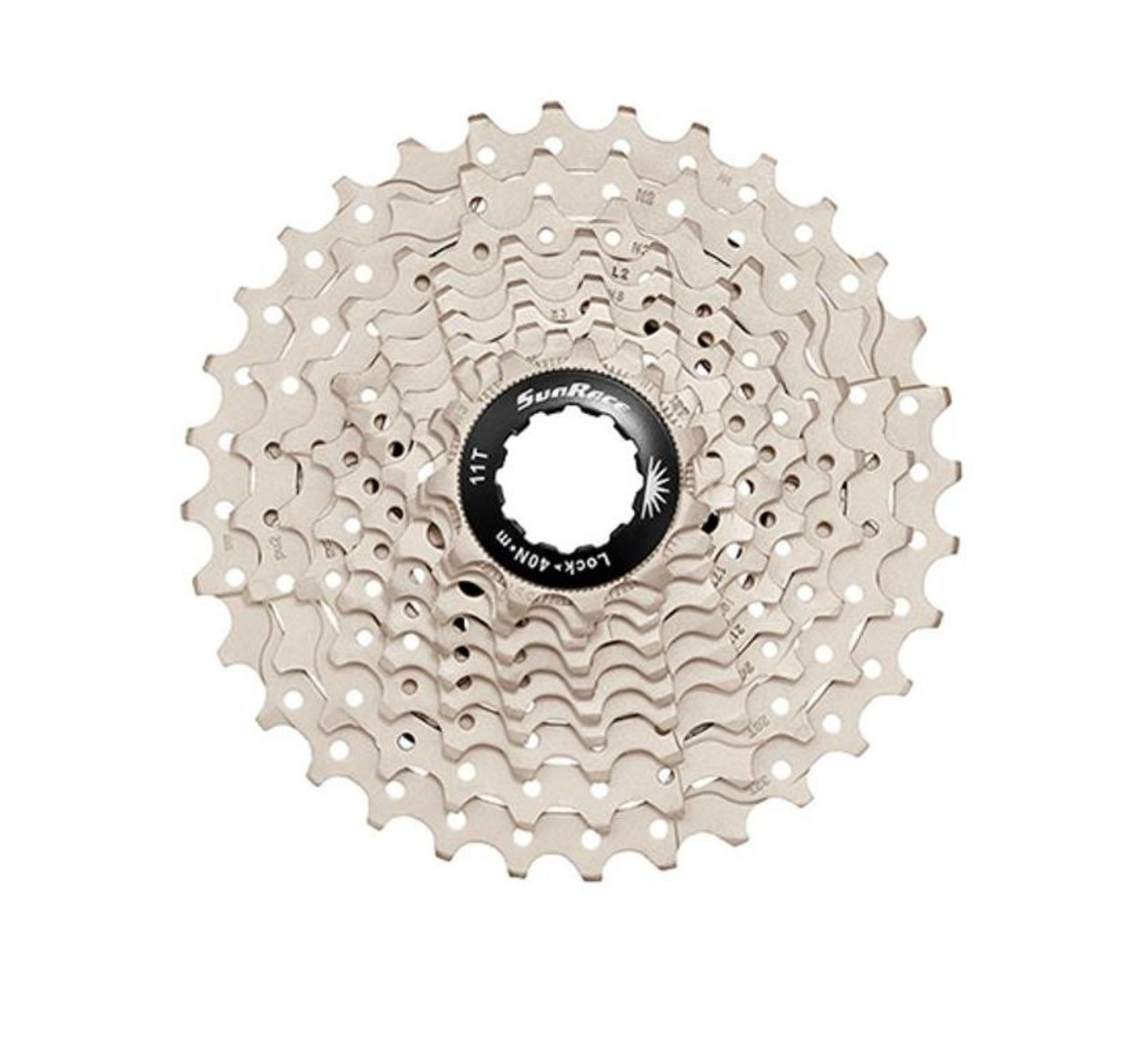 CASSETTE 10V. ROUTE SUNRACE CSRS1 METALLIC - 11-28DTS (COMPATIBLE SHIMANO)