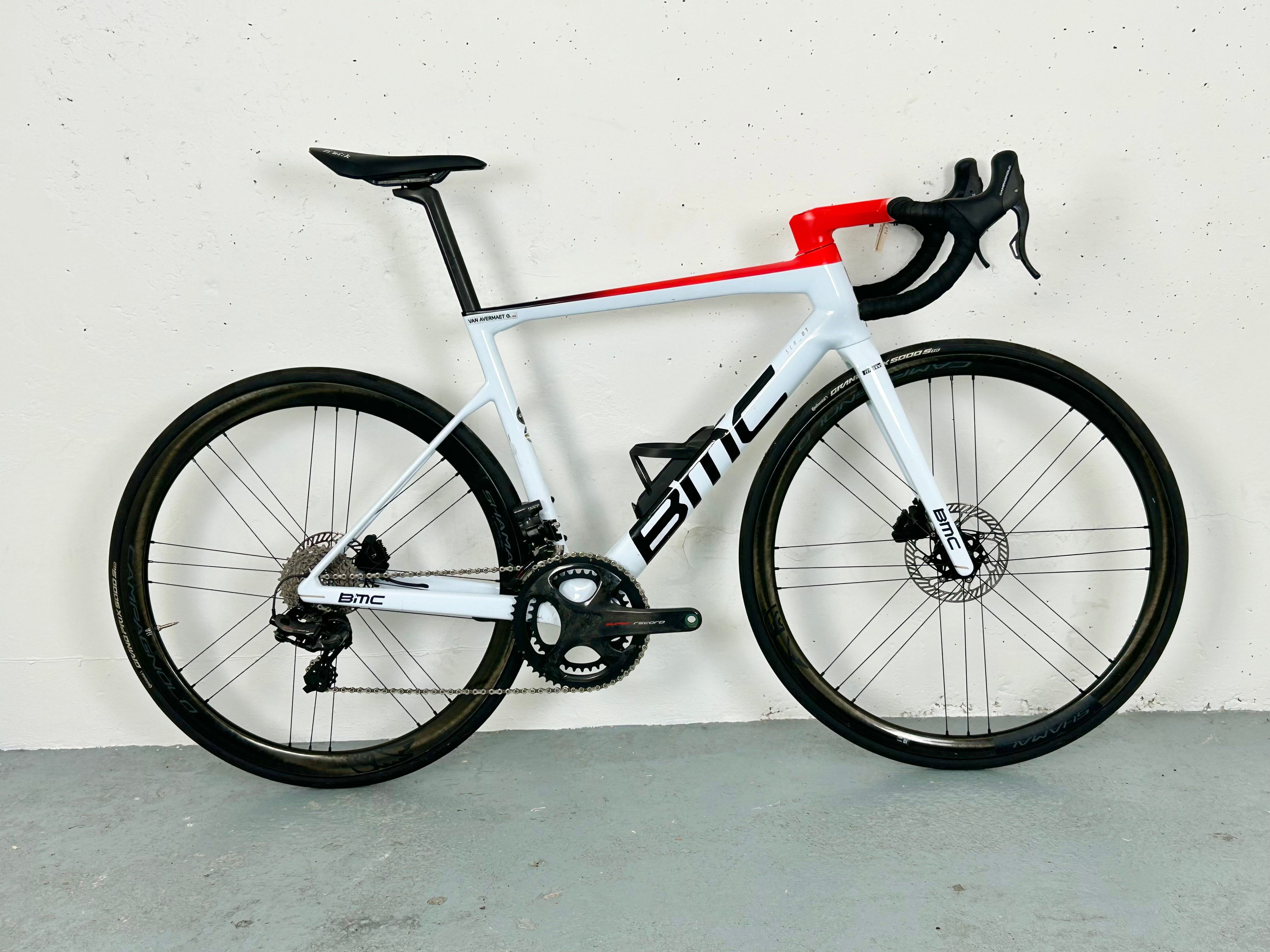 BMC Team Machine SLR 01 Van Avermaet Campagnolo Super Record Taille 54 / Roues Campagnolo Shamal