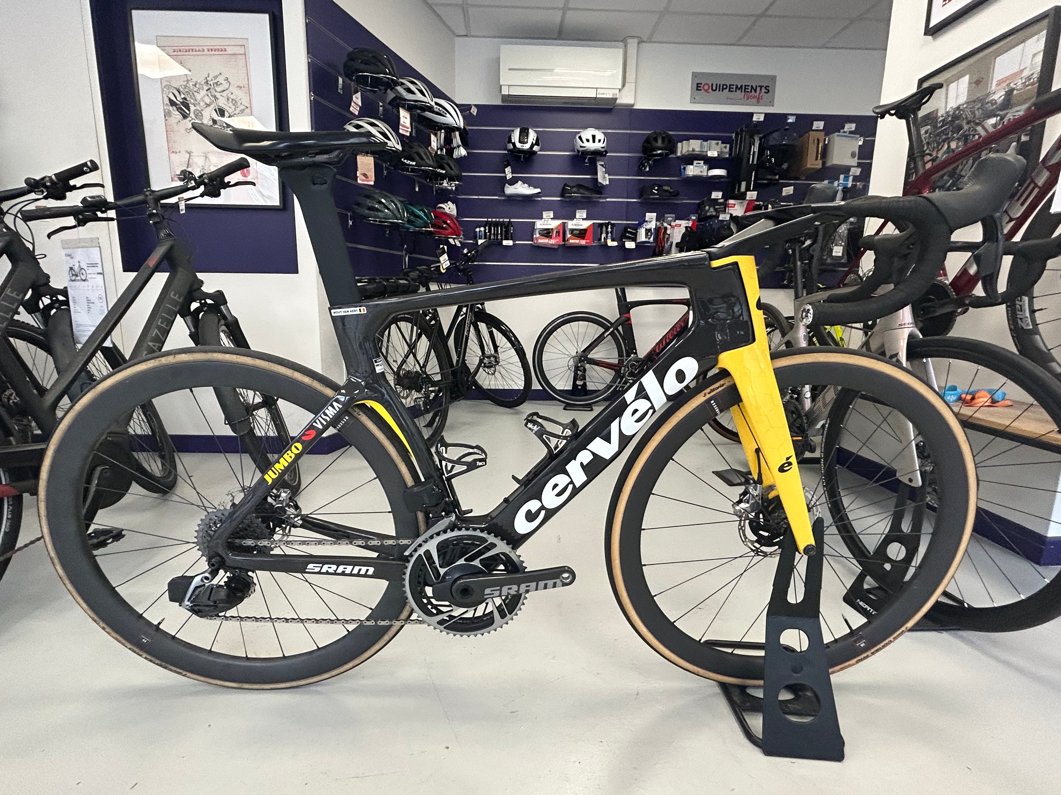 Cervélo S5 Wout Van Aert Sram Red AXS Taille 56 / Roues Reserve