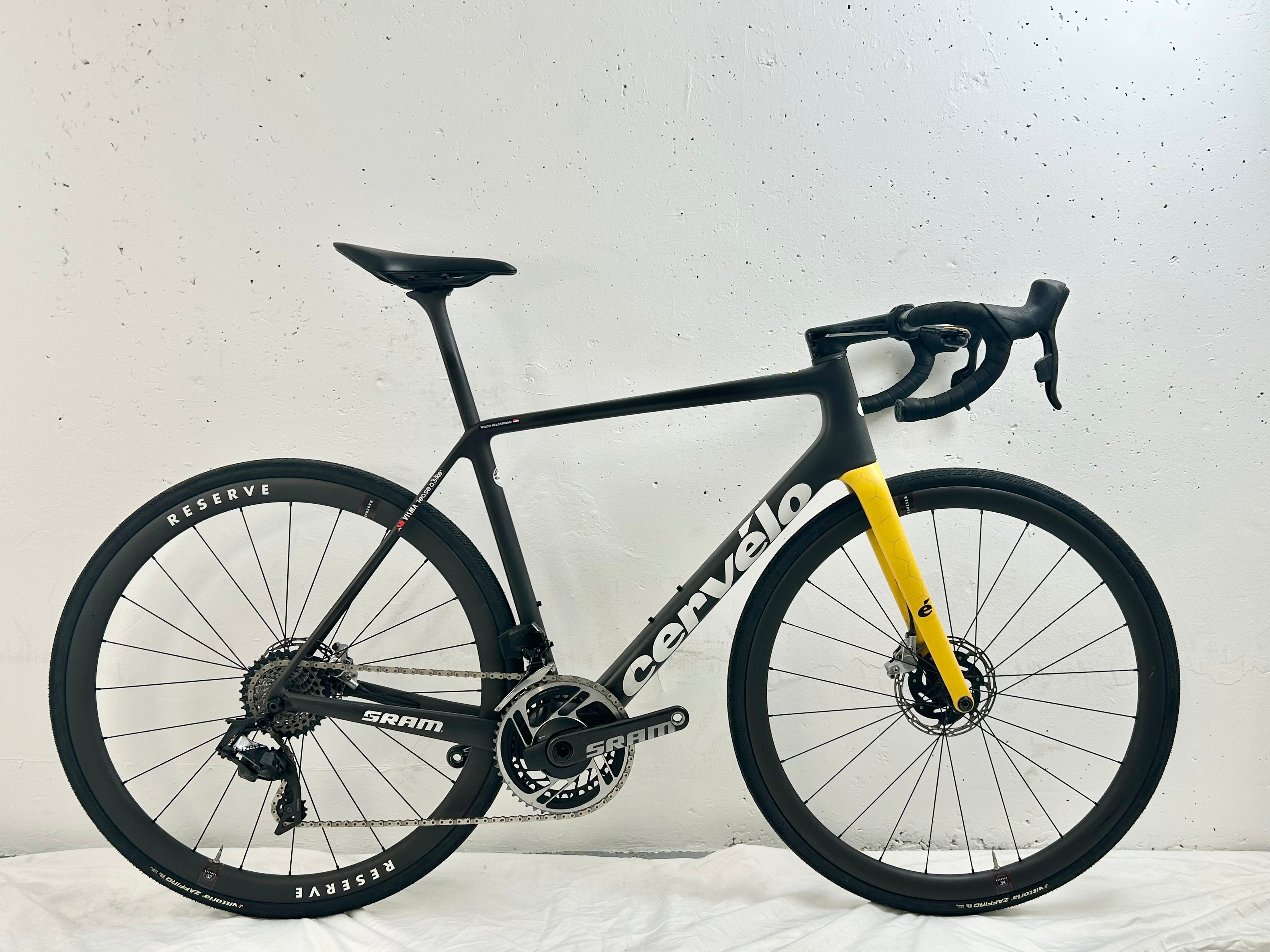 Cervélo R5 Visma-Lease a Bike / Wilco Kelderman / Sram Red AXS / Taille 56 / Roues Reserve  34/37mm