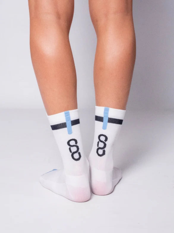 Chaussettes Hautes Blanches Triloop